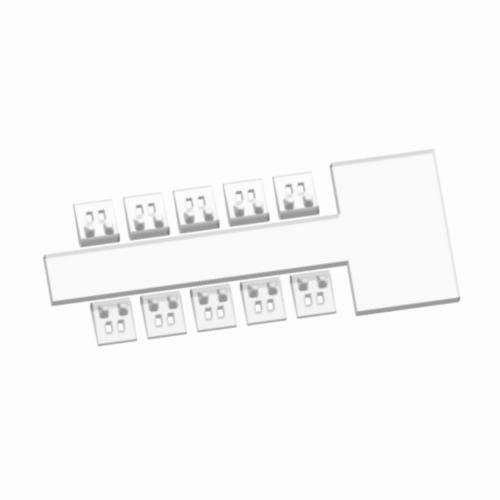 Dental Orthodontic Elastomeric Elastics Rotation Wedges Clear 200 Pcs/bag
