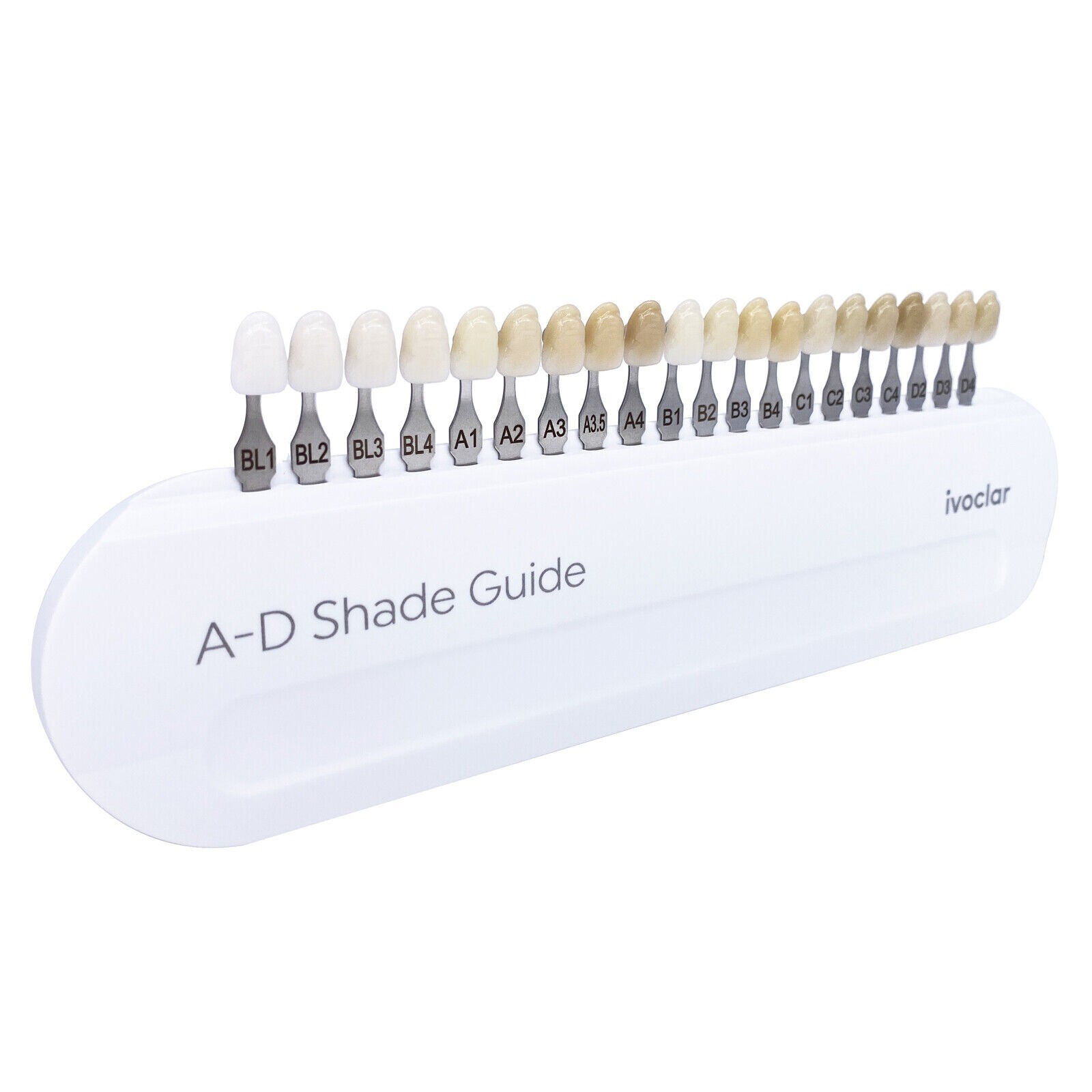 Dental Shade Guide A-D 20 IPS Natural Die ND1-9 Bleach Teeth Resin Color Card