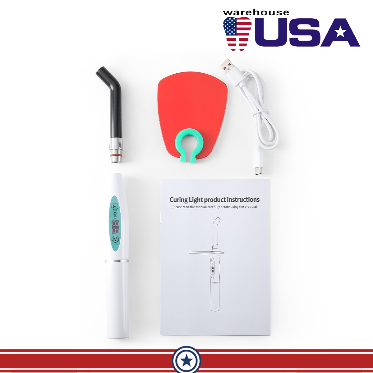 Dental Led Curing Light UV curing machine 5w High Power LED 1500mW/cm²