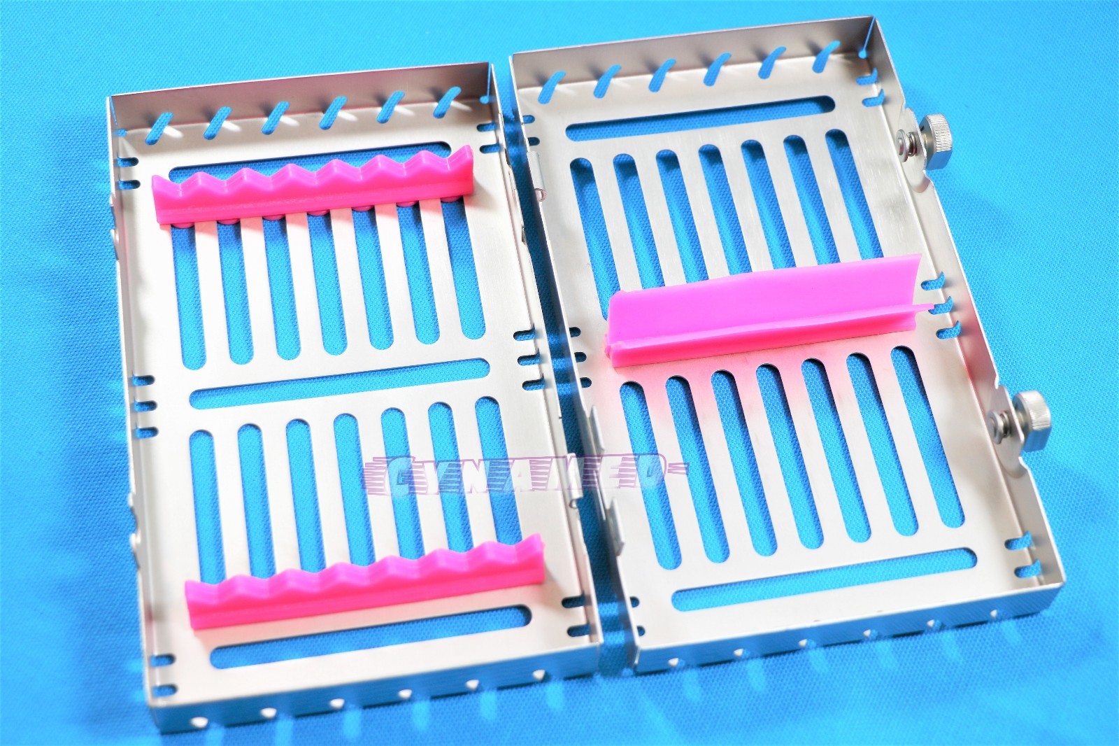 3 PREMIUM DETACHABLE STERILIZING CASSETTES FOR 7 INSTRUMENTS MEDICAL DENTAL VET