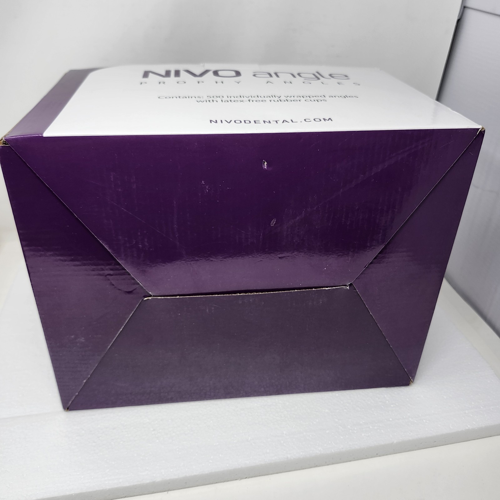 500 Nivo Disposable Prophy Angles White Soft Latex Free Individually Wrapped