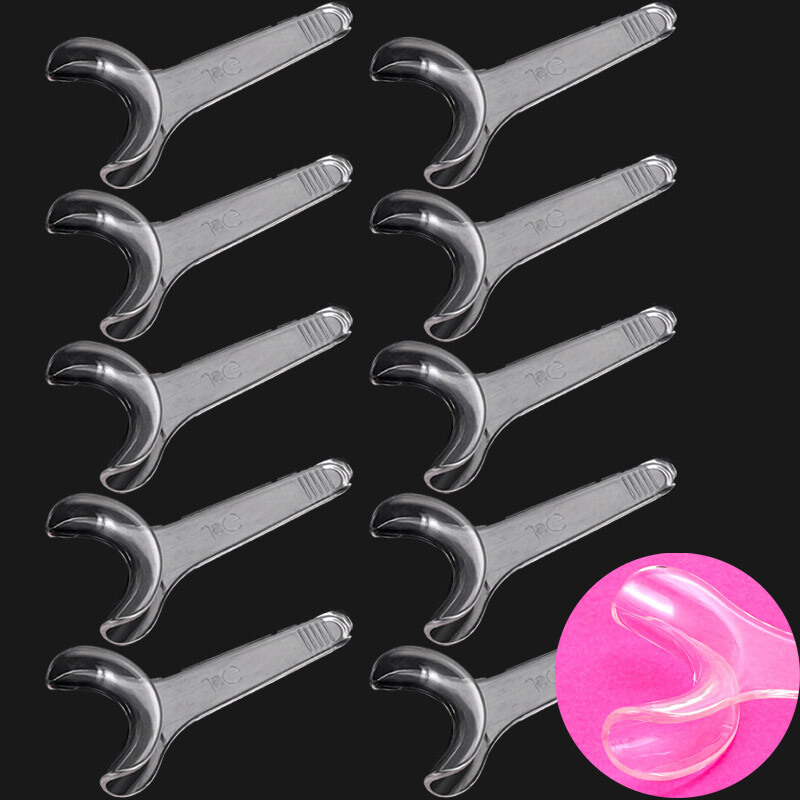 10Pcs Dental Ortho Lip Cheek Retractor Mouth Opener Expander T-shape for Child