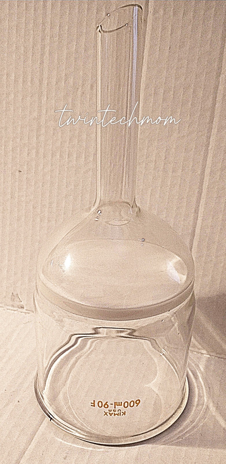 Kimble® 28400-6003 KIMAX® 600mL Glass Buchner Funnel with 90mm Fine Frit