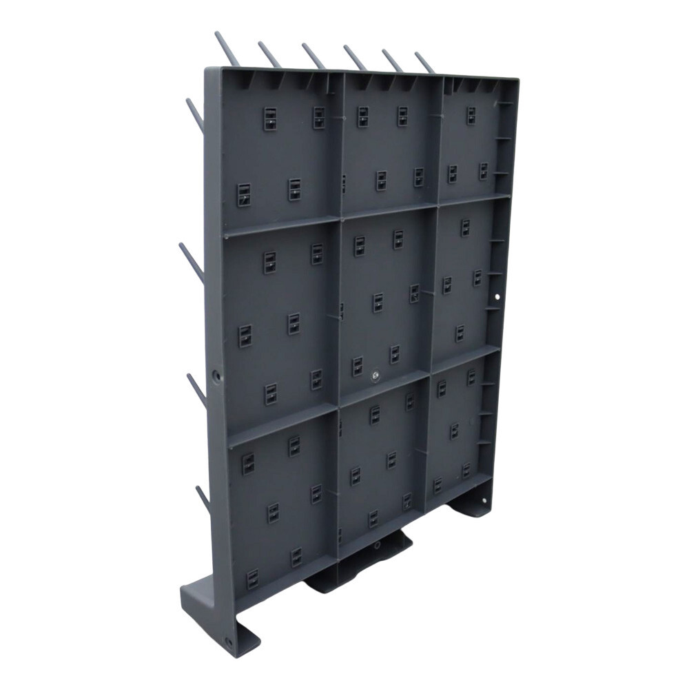 Detatchable 52-Pegs PP Drying Drip Rack Desk/Wall-mount for Test Tubes Flasks
