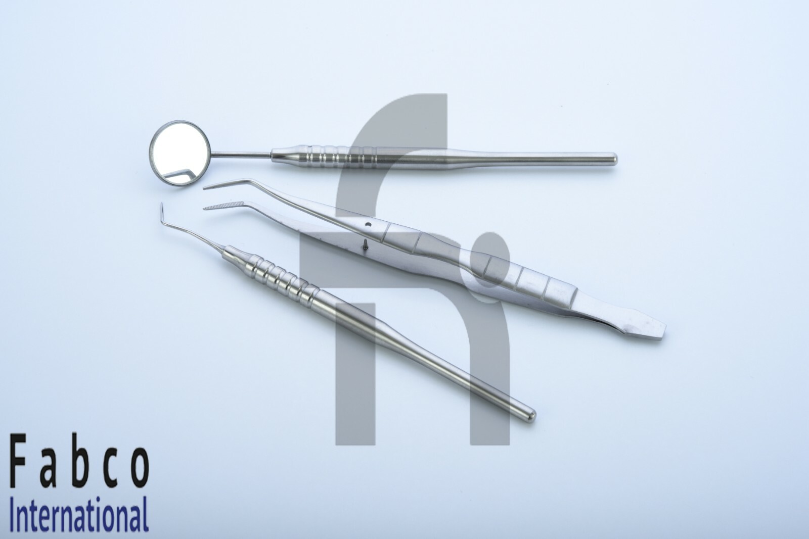 New Dental Set Mirror Explorer College Plier Basic Dental Examination Set