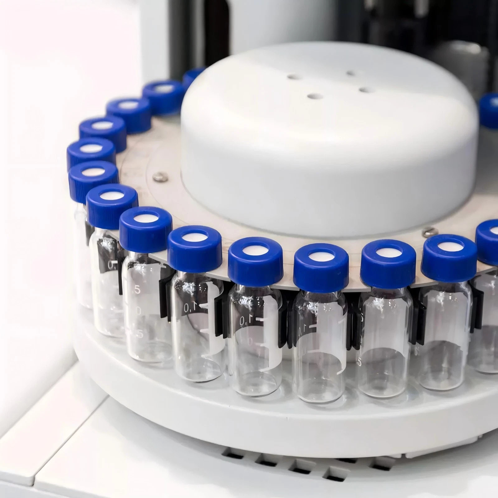4000PCS 2ml Clear Sample Vials+Caps Screw Thread Top HPLC GC Glass Bottle