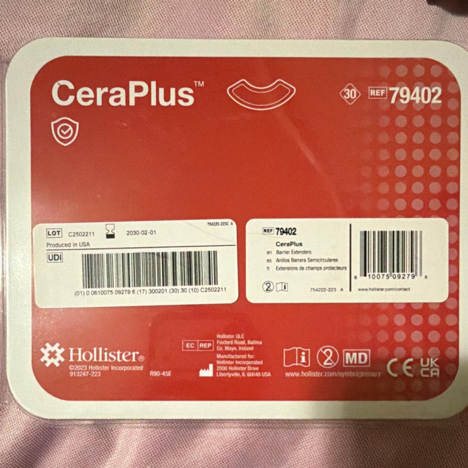 Hollister CeraPlus Barrier Extenders 79402 Gastroenterology Medical Supplies