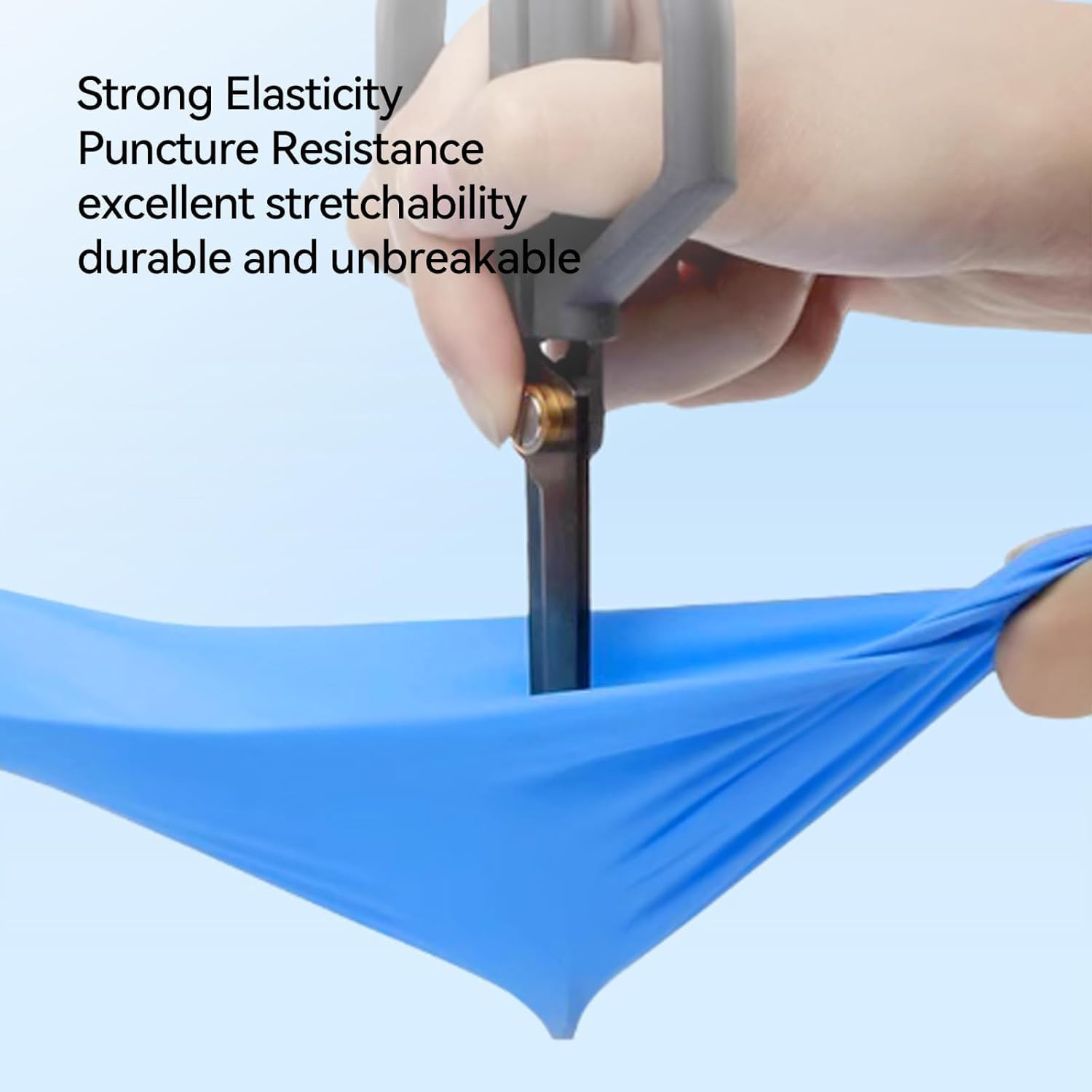 Basic Synmax Vinyl Exam Gloves Disposable Exam Gloves, 4 Mil, Blue, Latex & Powd