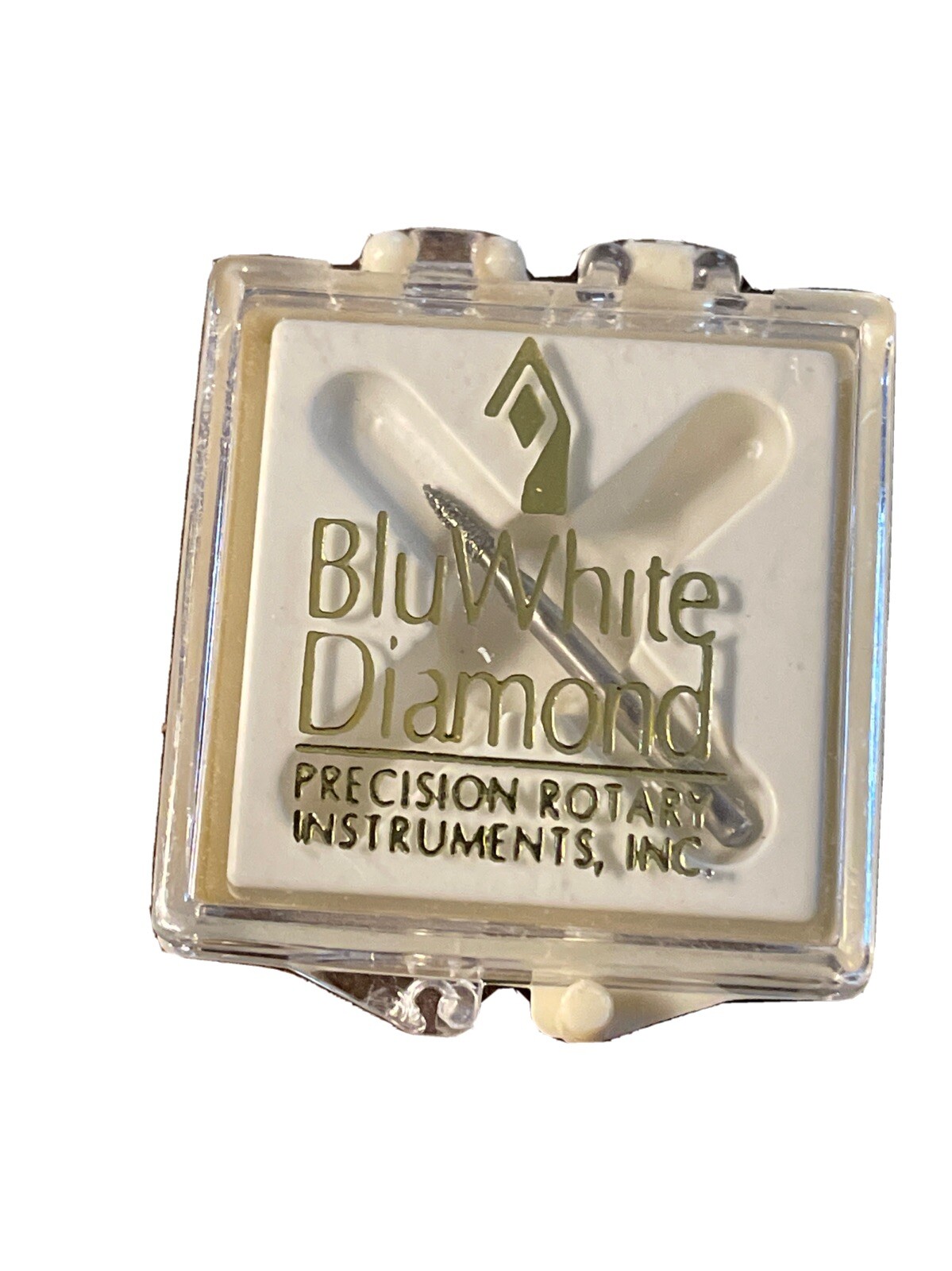 BluWhite FG Diamond Bur Friction Grip 220R Pointed Tapered Flame 8 Pack