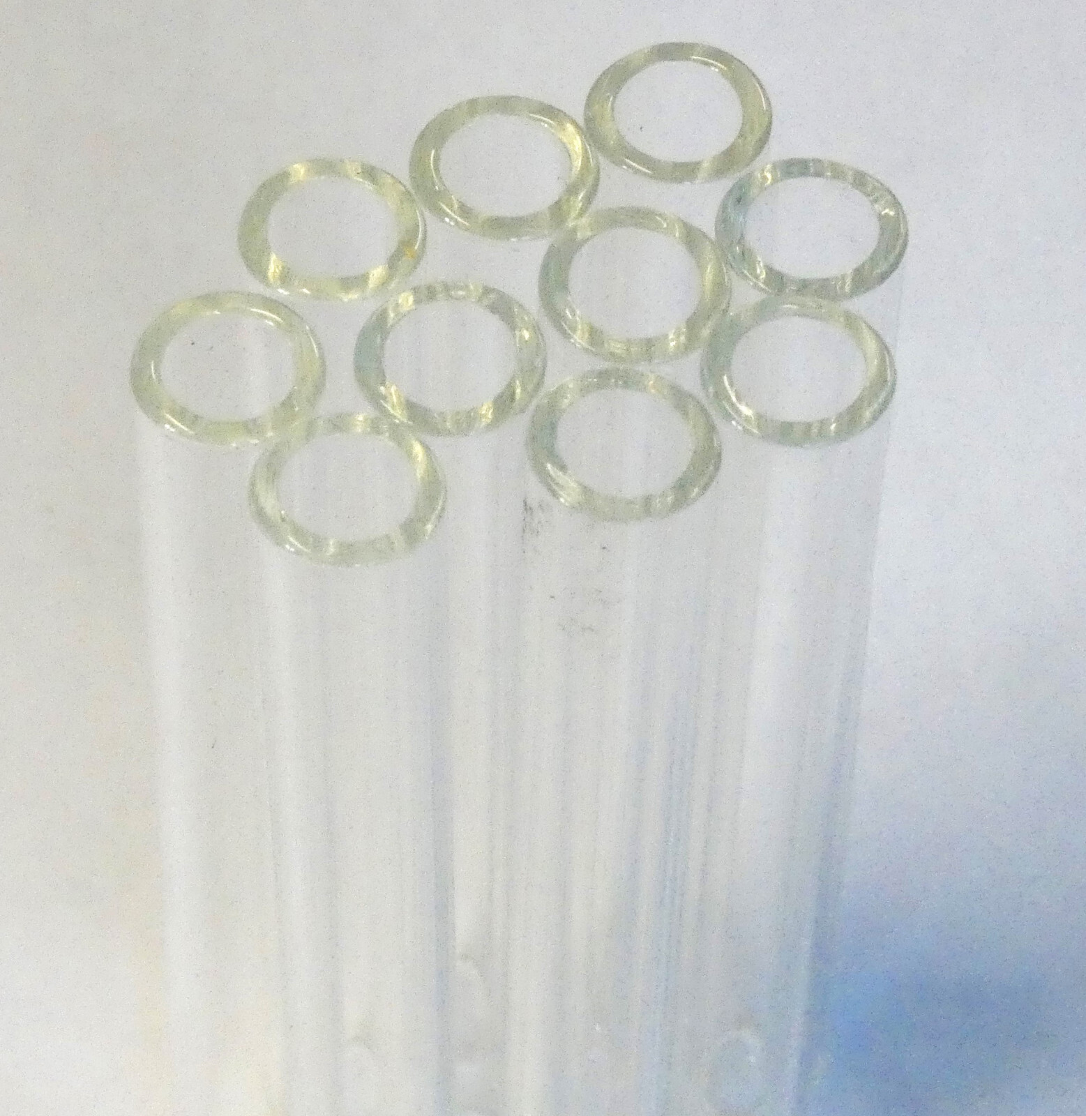 10x Pack of 10 Glass Tubing 6″ Borosilicate Tube OD 12mm ID 8mm Blow 2mm Thick