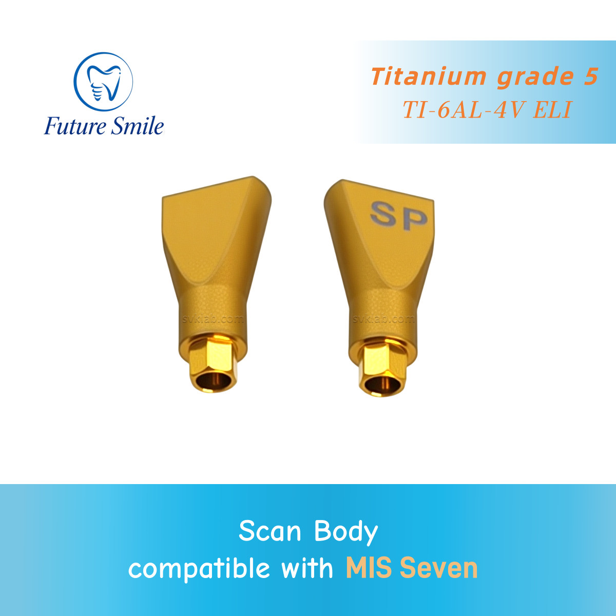 1/5/10pcs Dental CAM/CAD Scan Body for MIS Seven scan post Narrow Standard Wide