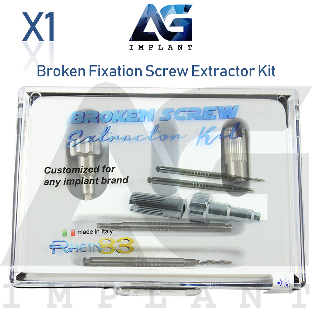 Broken Fixation Screw Extractor Kit Dental Im plant Sur gical Tool SOS Rhein83