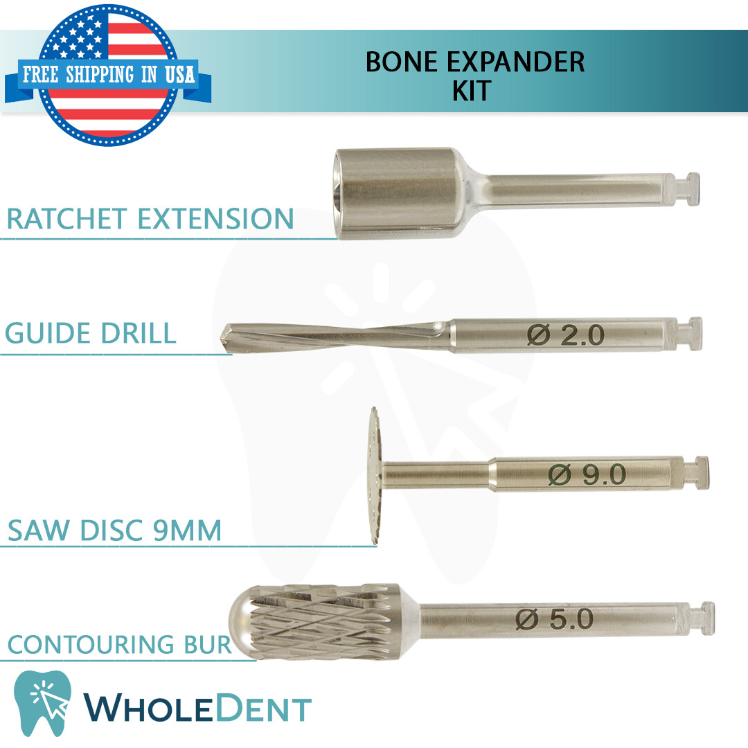 Bone Expander Kit Drill Narrow Wide Ridge Split Dental Implant Surgical Tool