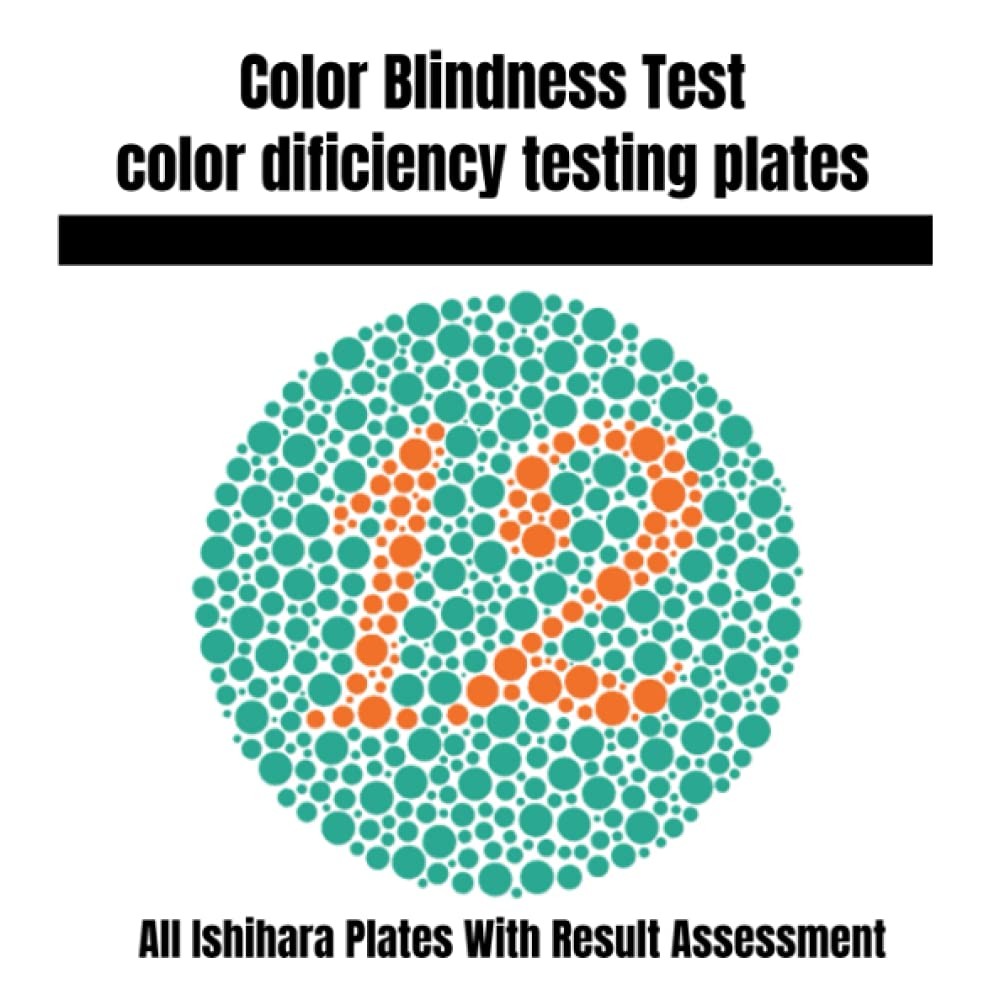 Color Blindness Test: Deficiency testing plates