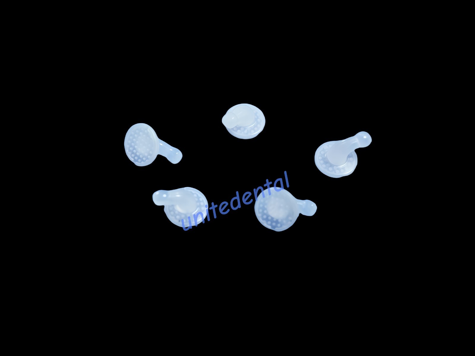 Orthodontic Composite buttons Poly Clear Aligner buttons Ceramic hook tube 10pcs