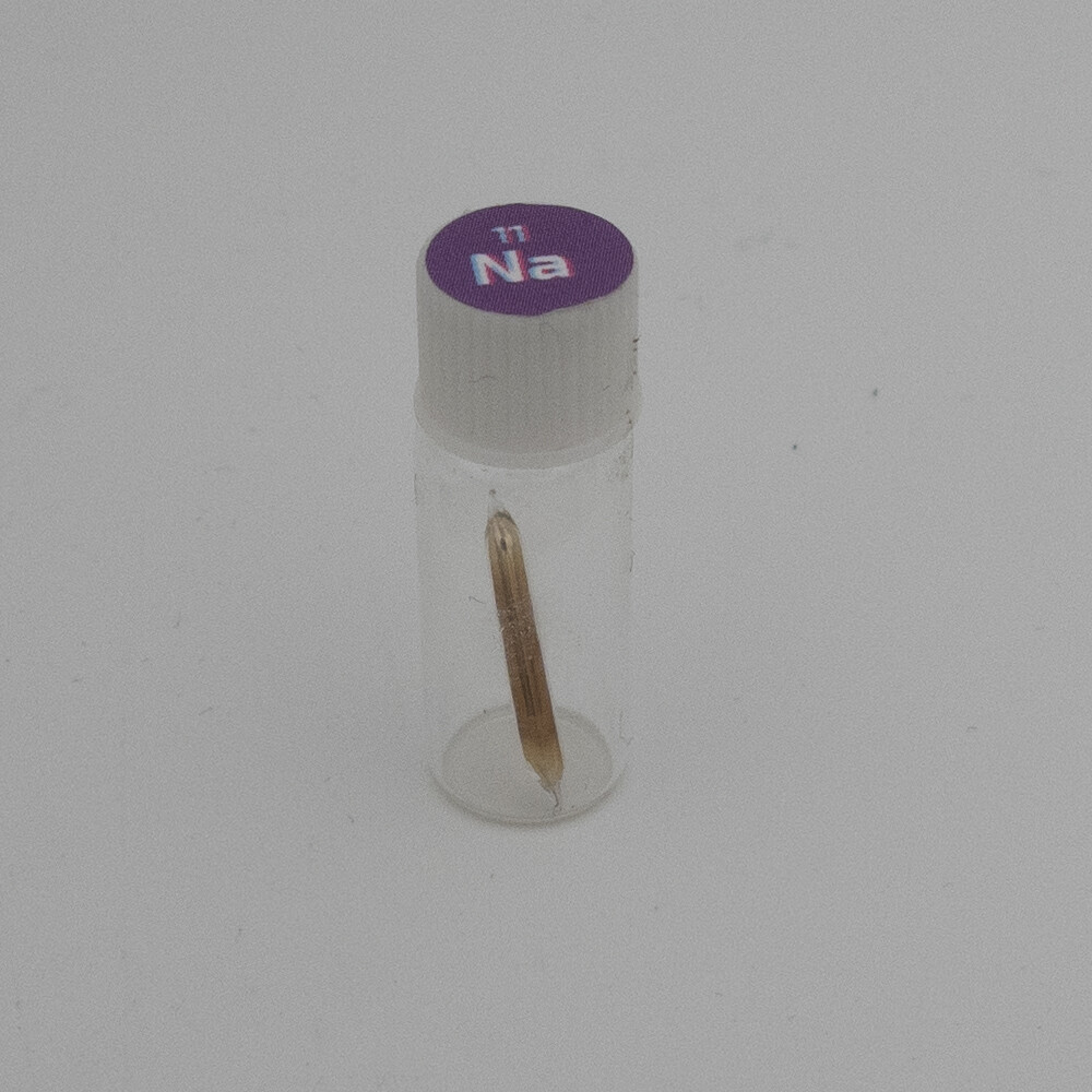 The Periodic Element Sample Small Sealed Bottles Rhodium Iridium Osmium Rhenium