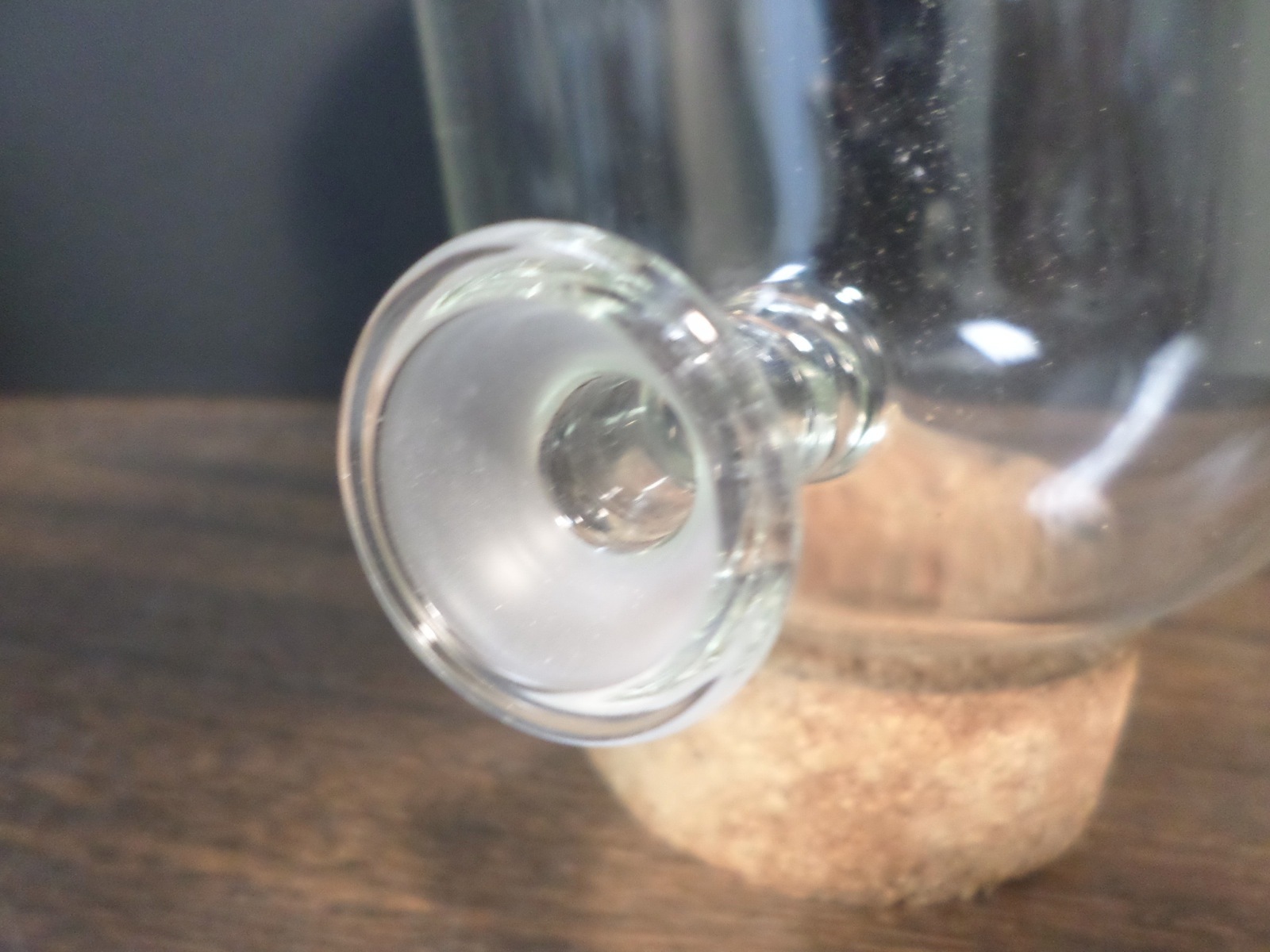 ACE Glass 1000mL Cylindrical Reaction Vessel, 115mm O-Ring Flange, 18/9 Joints
