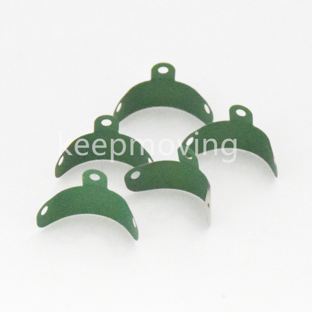 Dental Matrix Bands Non-Stick Composite Matrices Green Teflon Coating Matte