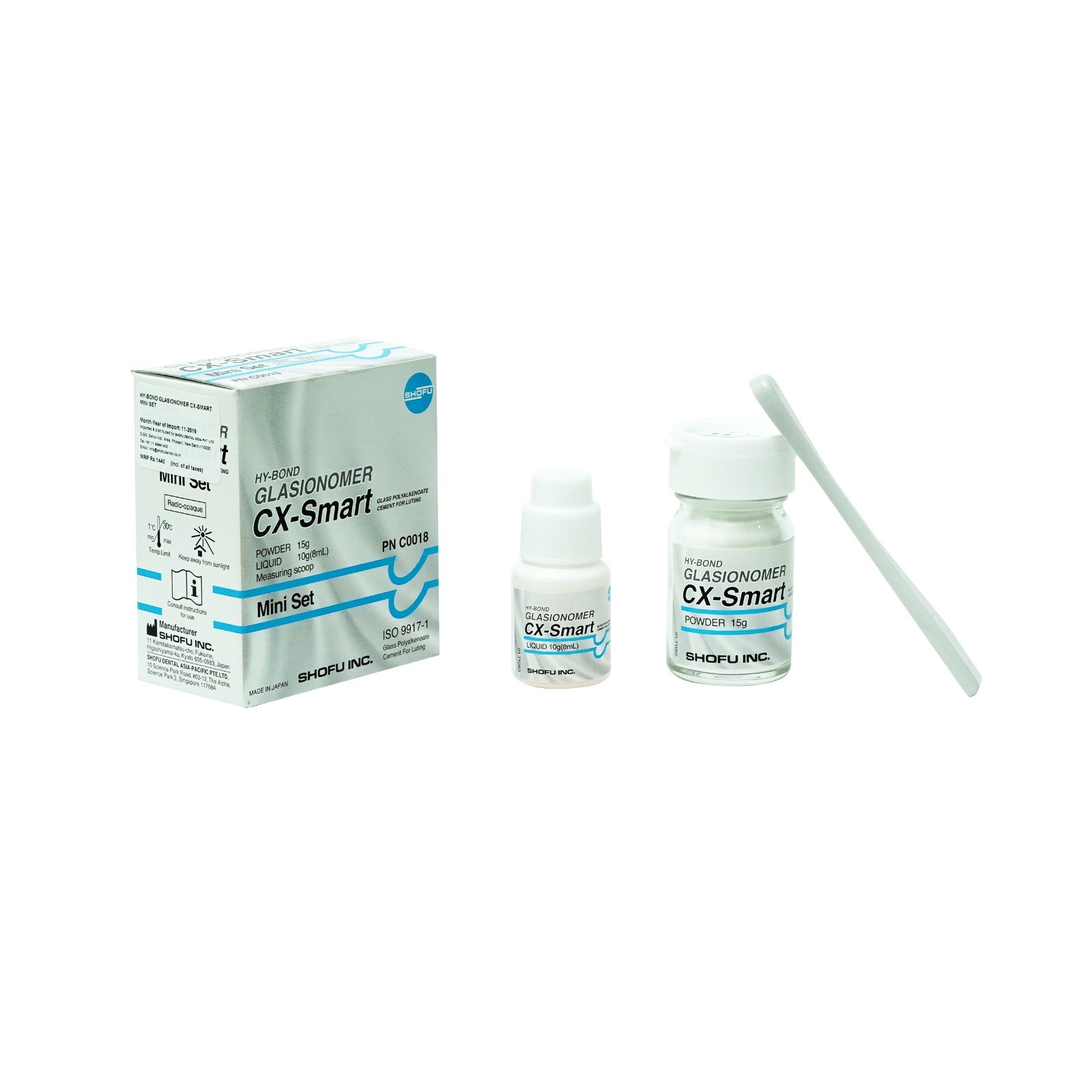 Shofu HyBond Glasionomer CX Smart Glass Ionomer Luting Cement Mini Pack