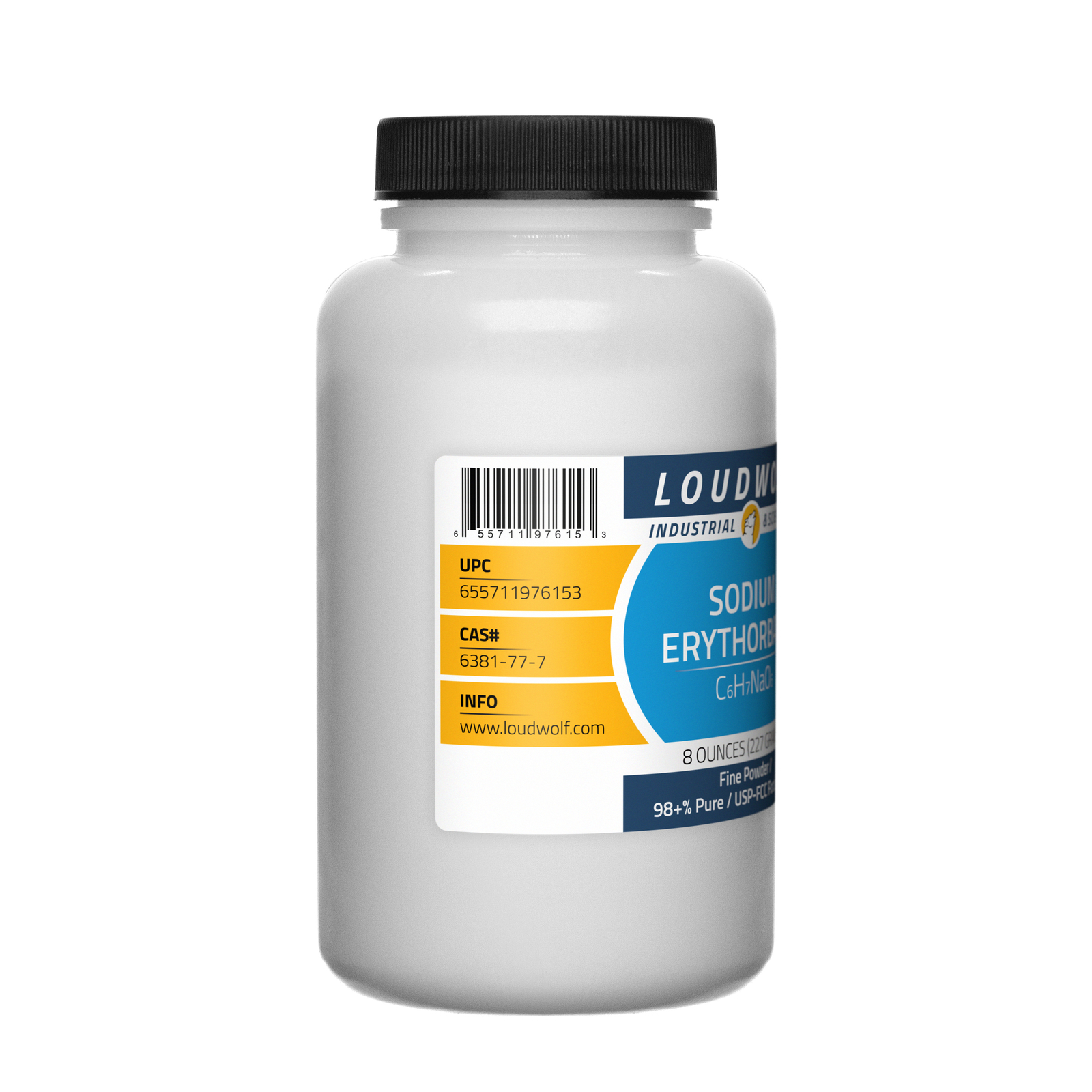 Sodium Erythorbate, 1lb, USP-FCC Food Grade, Sturdy Bottles, SHIPS SAME DAY