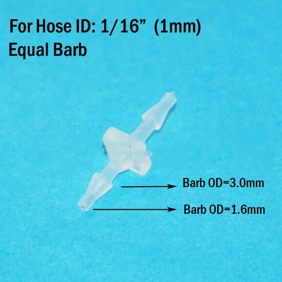 T Y Plastic Straight Wye Elbow Hose Barb Fitting Tube Connector Reducing In to