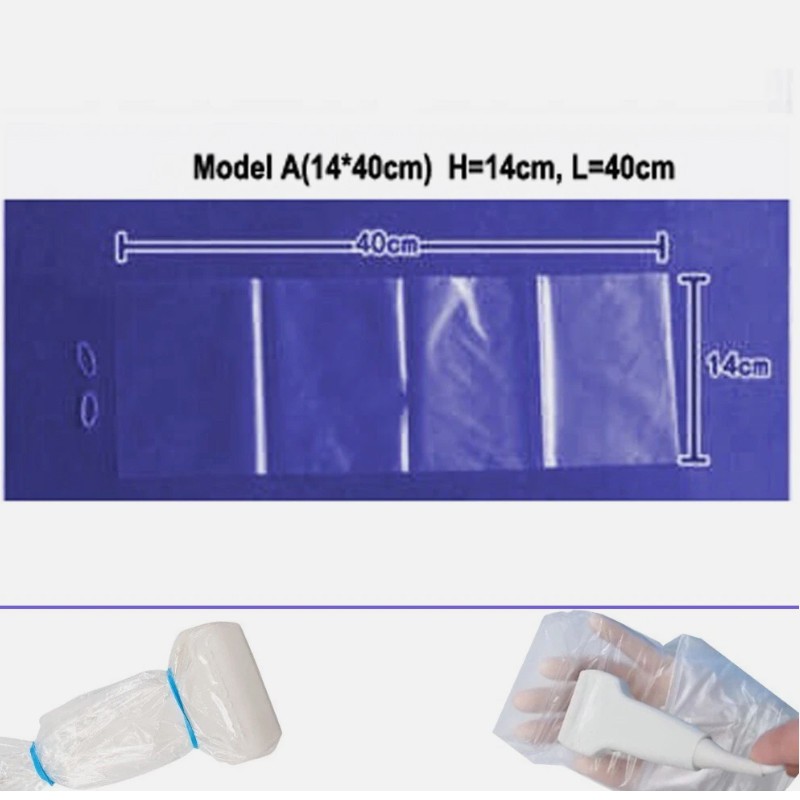 Sterile Ultrasound Probe Protection Cover with Free Latex- 14*40cm, 100pcs/box