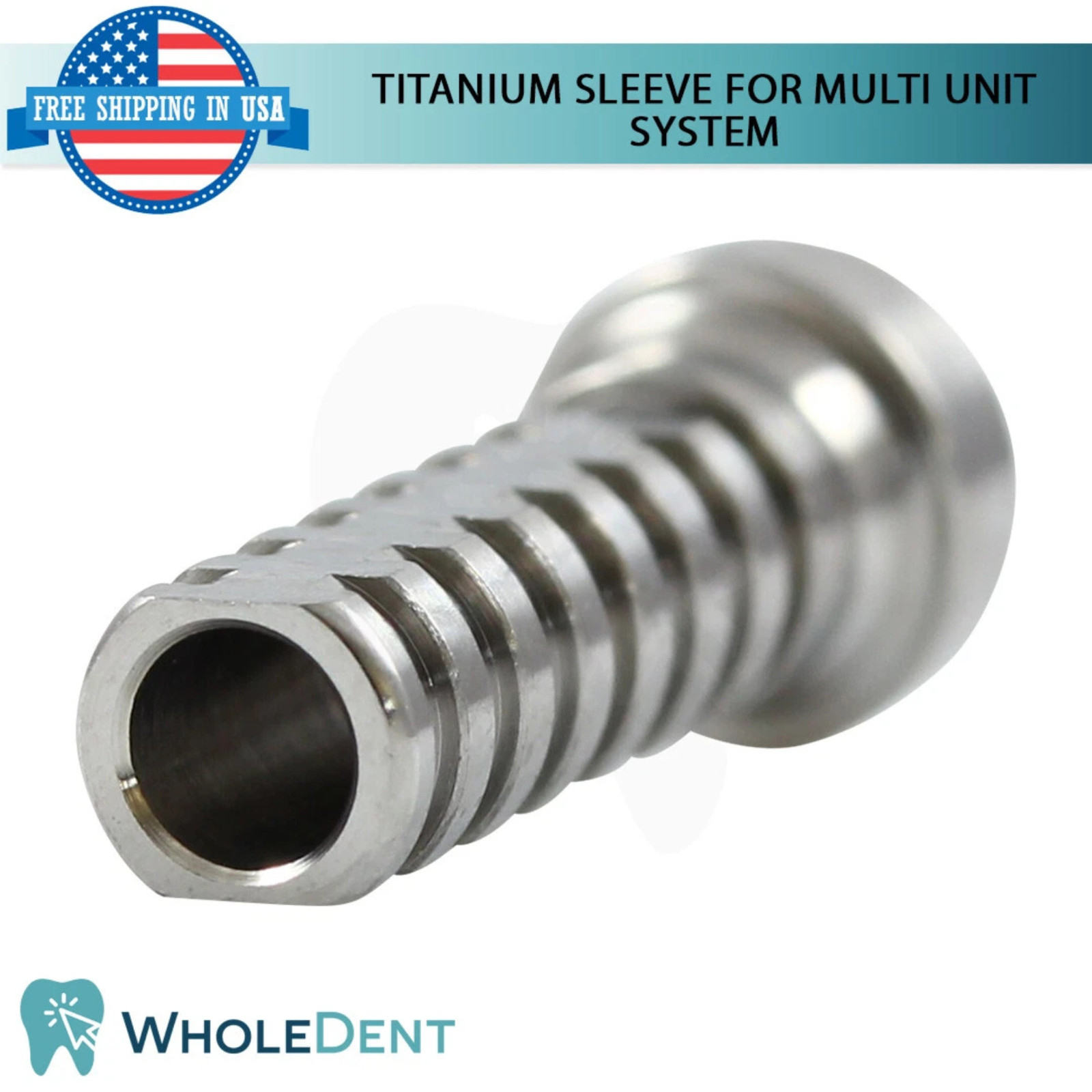 10x Dental Angled 30° Multi Unit 1.6 Prosthetic Titanium Sleeve NP Conical 2.25