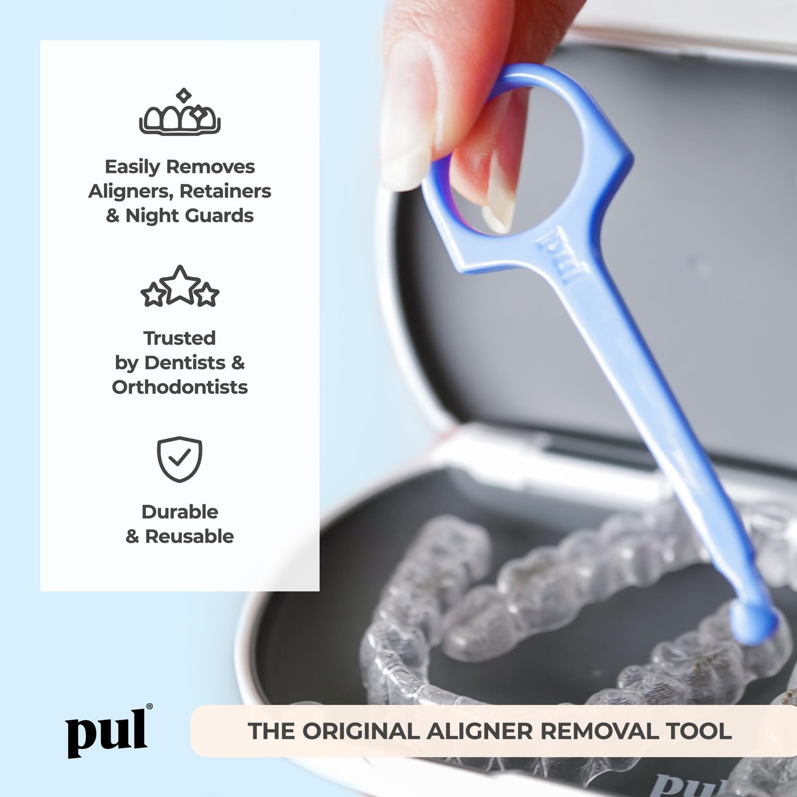 Aligner Removal Tool Set – Invisalign Remover Retainer Hook for Clear Aligners