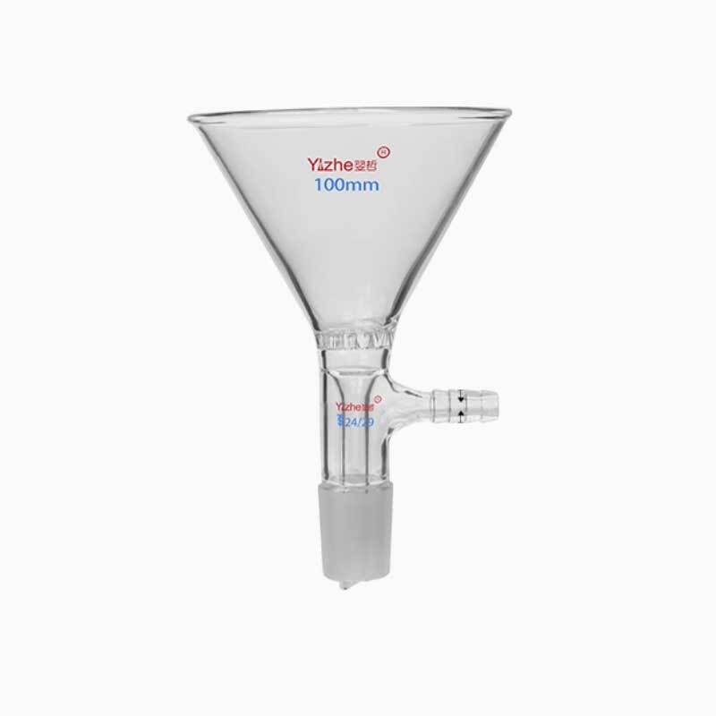 100ml Transparent Glass Filter Funnel with 24/29 Standard Joint School Lab Use