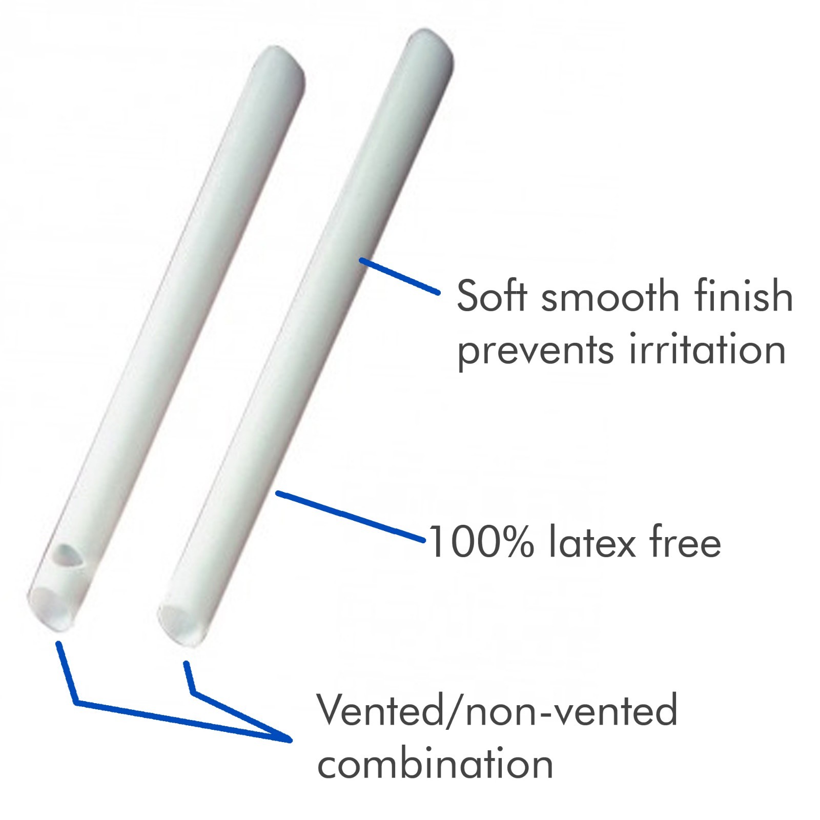 1000 (10 Bags) HVE High Volume Evacuation Suction Dental Tips, Vented (White)