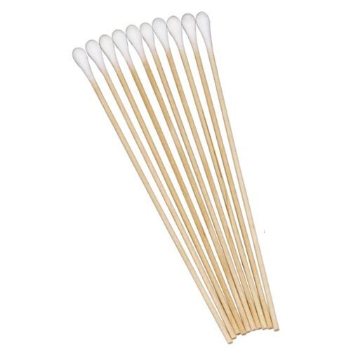 Safe-Dent 6″ Cotton Tip Applicators 10000/Box, Non-Sterile, Wood Shaft