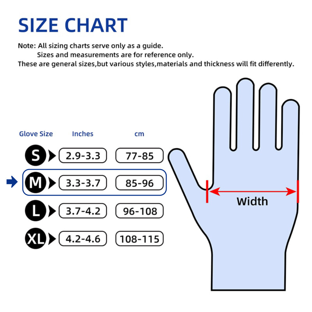 Nitrile Extra Thick, Medium, 100 200 300 400 500 Medical Gloves – Free Shipping