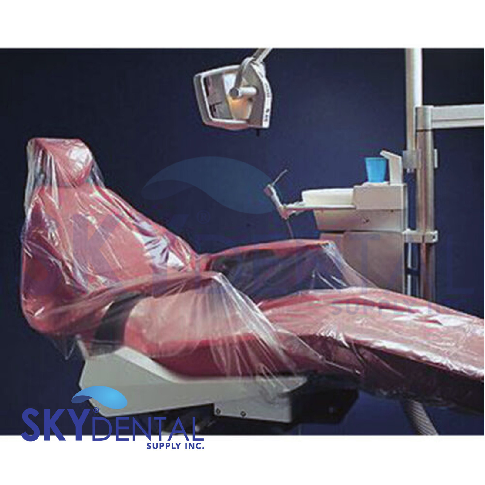 Dental Chair Cover Clear Plastic Sleeves 48″ x 56″ Top Quality 150/Box