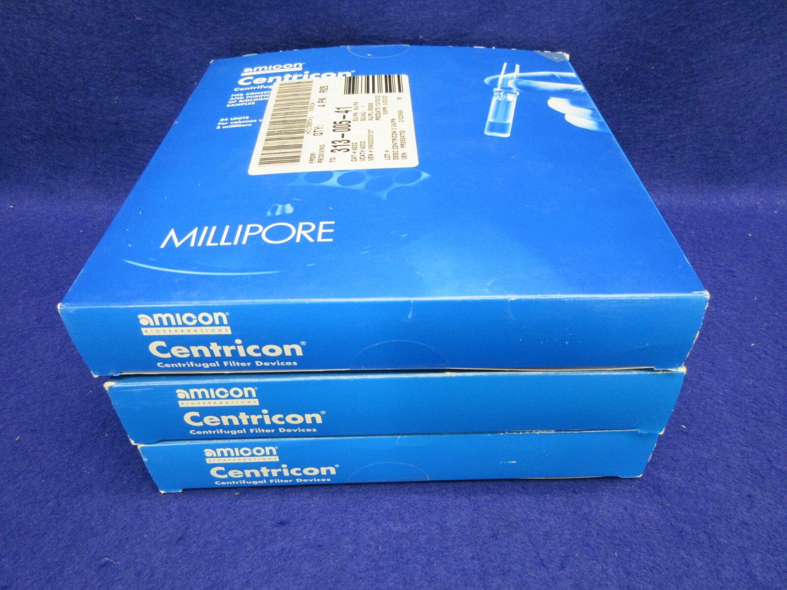 Amicon Millipore Centricon YM-3 Centrifugal Filter up to 2ml 3,000 MWCO 18 pcs