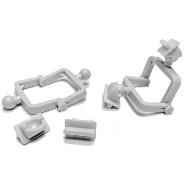 BesQual Disposable Plastic Articulators – White, 100 Sets / Bag.