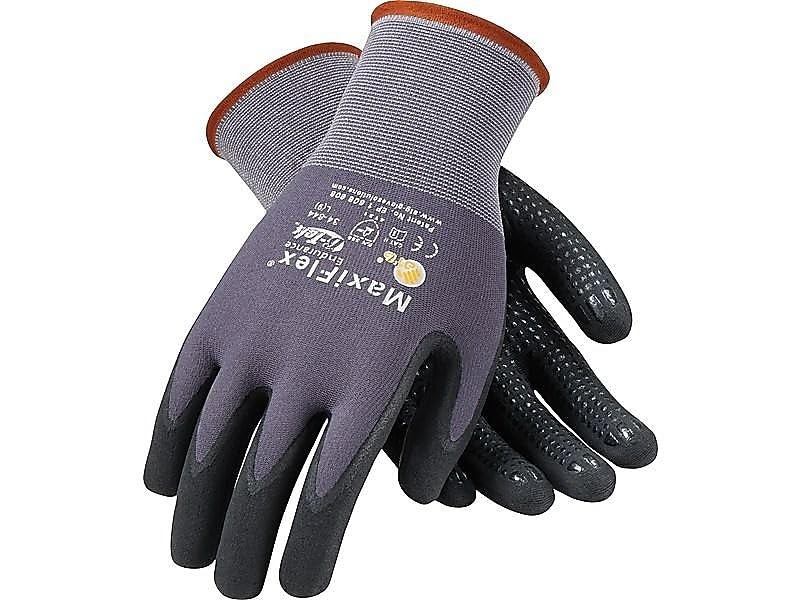 Givenchy Pip 34-844/Xl Maxiflex Endurance Knit Glove X-Large Gray Pack Of 12