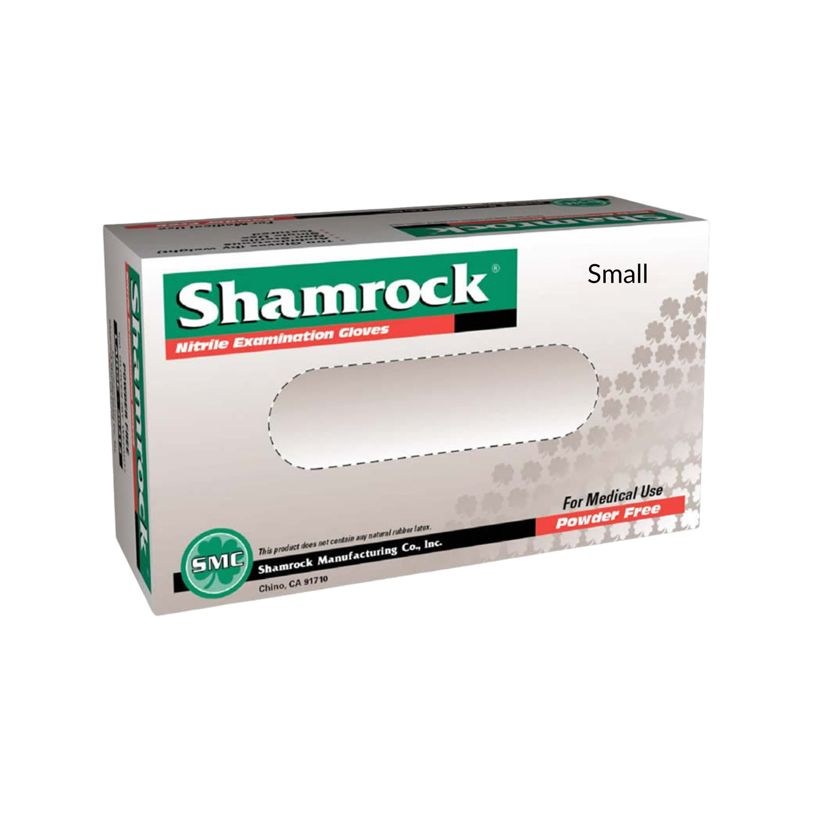 Small Shamrock Nitrile Exam Gloves