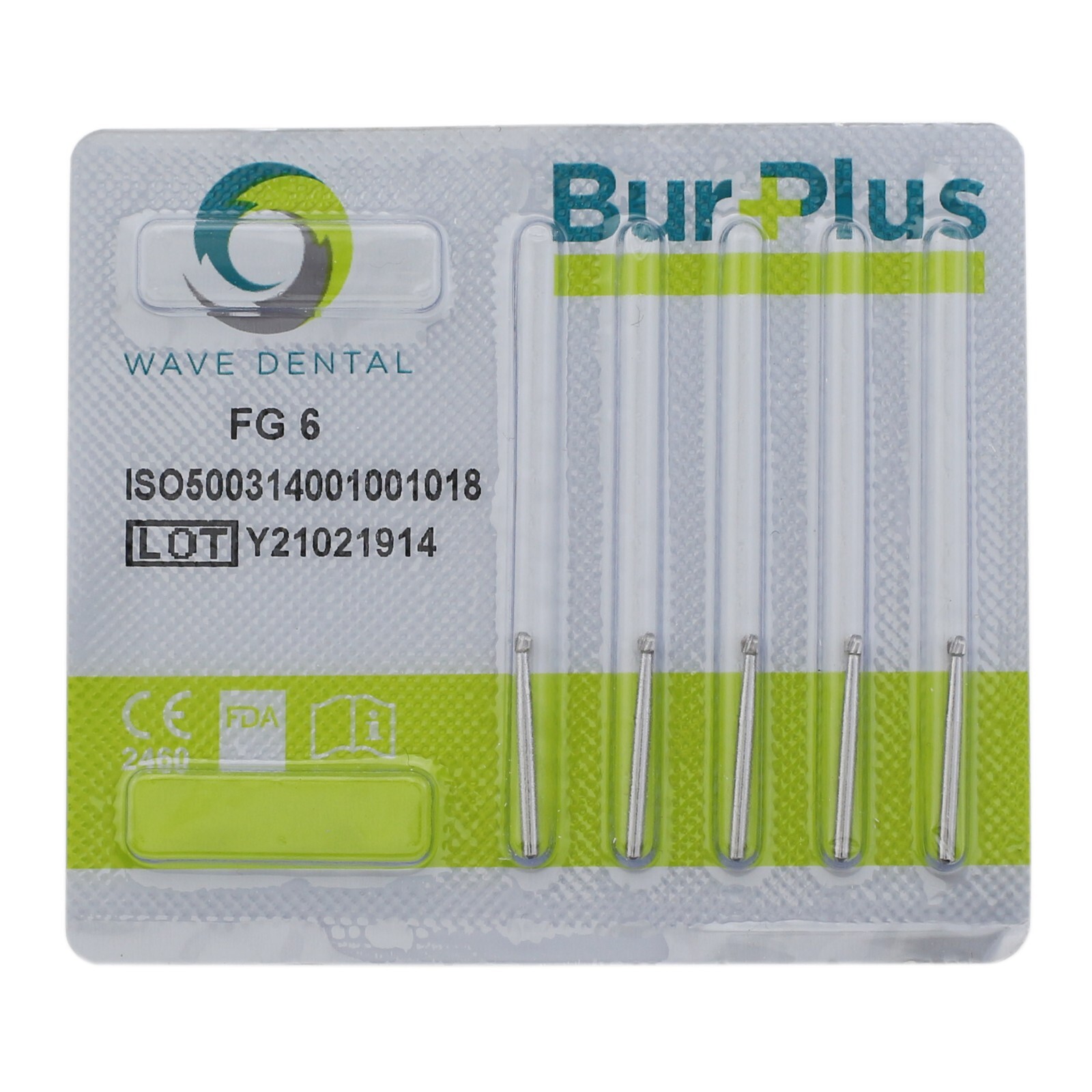 Wave Dental Round Ball Bur Tungsten Carbide 19mm FG for High Speed Handpiece