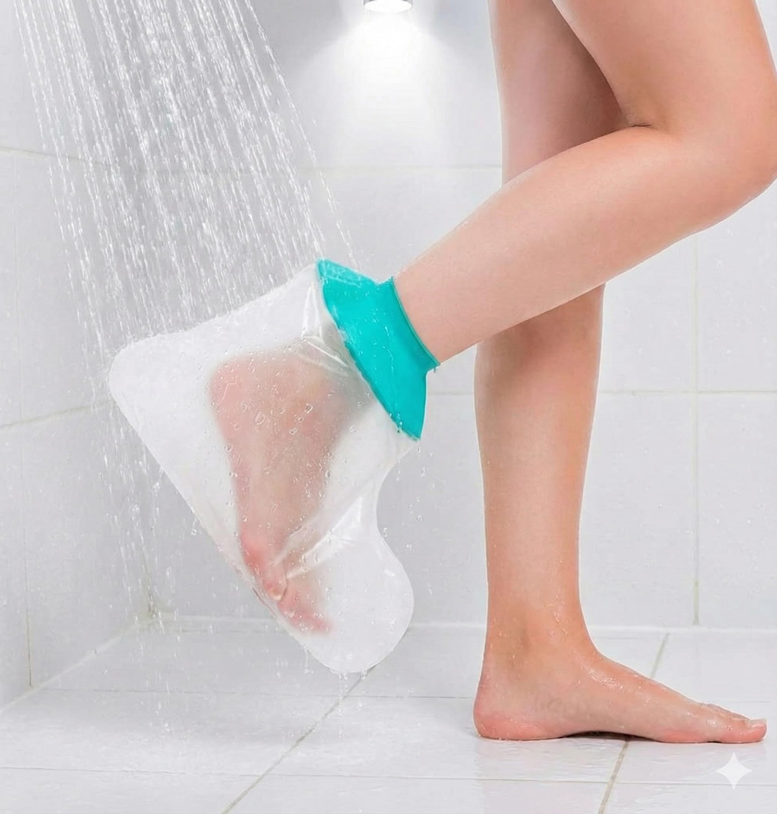CIVJET Shower Boot Cover Waterproof Foot – Cast for Foot, Green