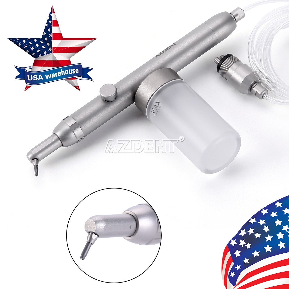 Dental Aluminum Oxide Blaster M4 Interface Air Abrasion Microetcher Sandblaster