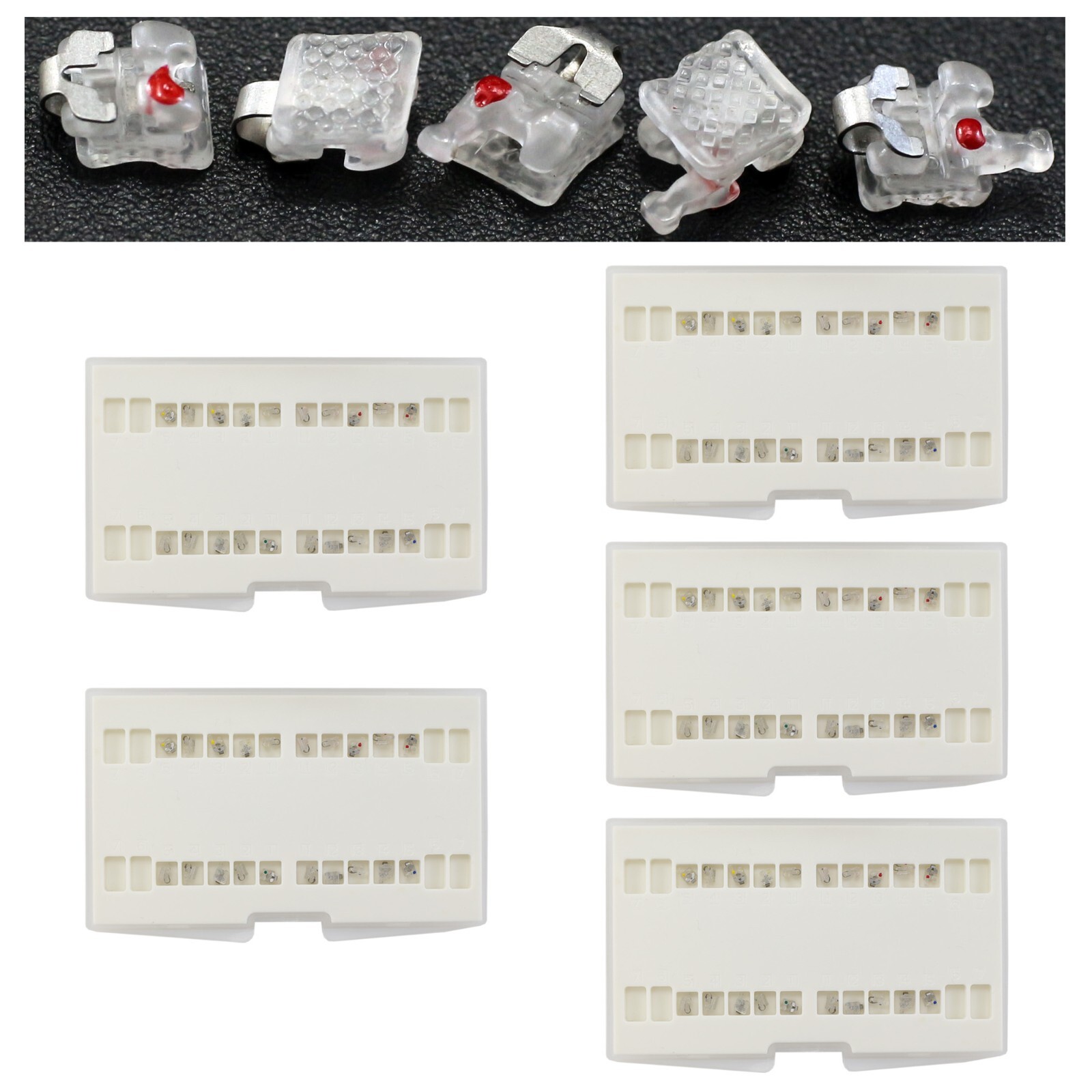 Creative Dental Orthodontic Ceramic Self Ligating Bracket AO Empower Damon Clear