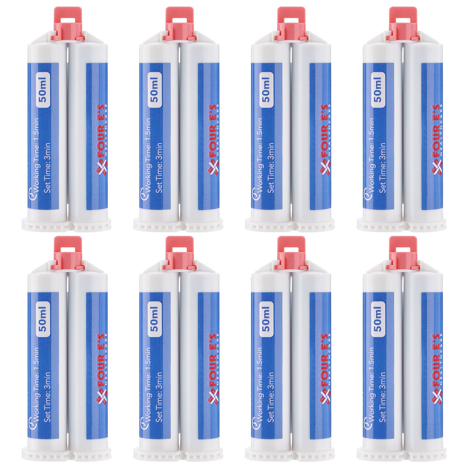 24Pack Heavy Body Fast Rapid Set Impression Material 50mL Cartridges VPS PVS New