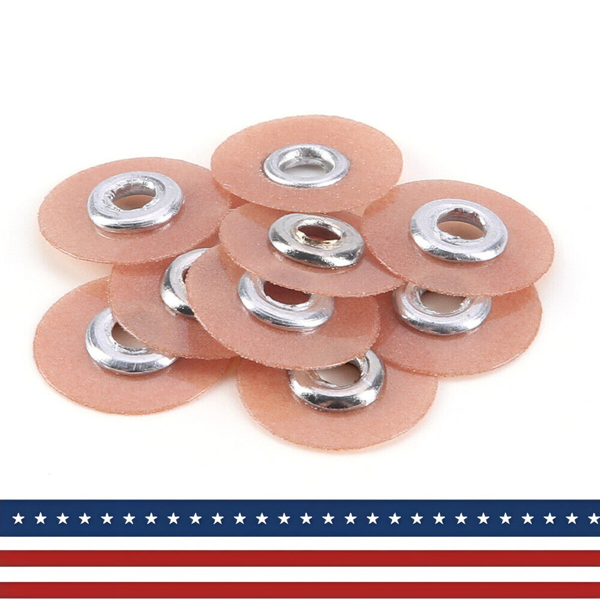 200PCS Dental SOFLEX Medium Composite finishing polishing discs 12.7mm