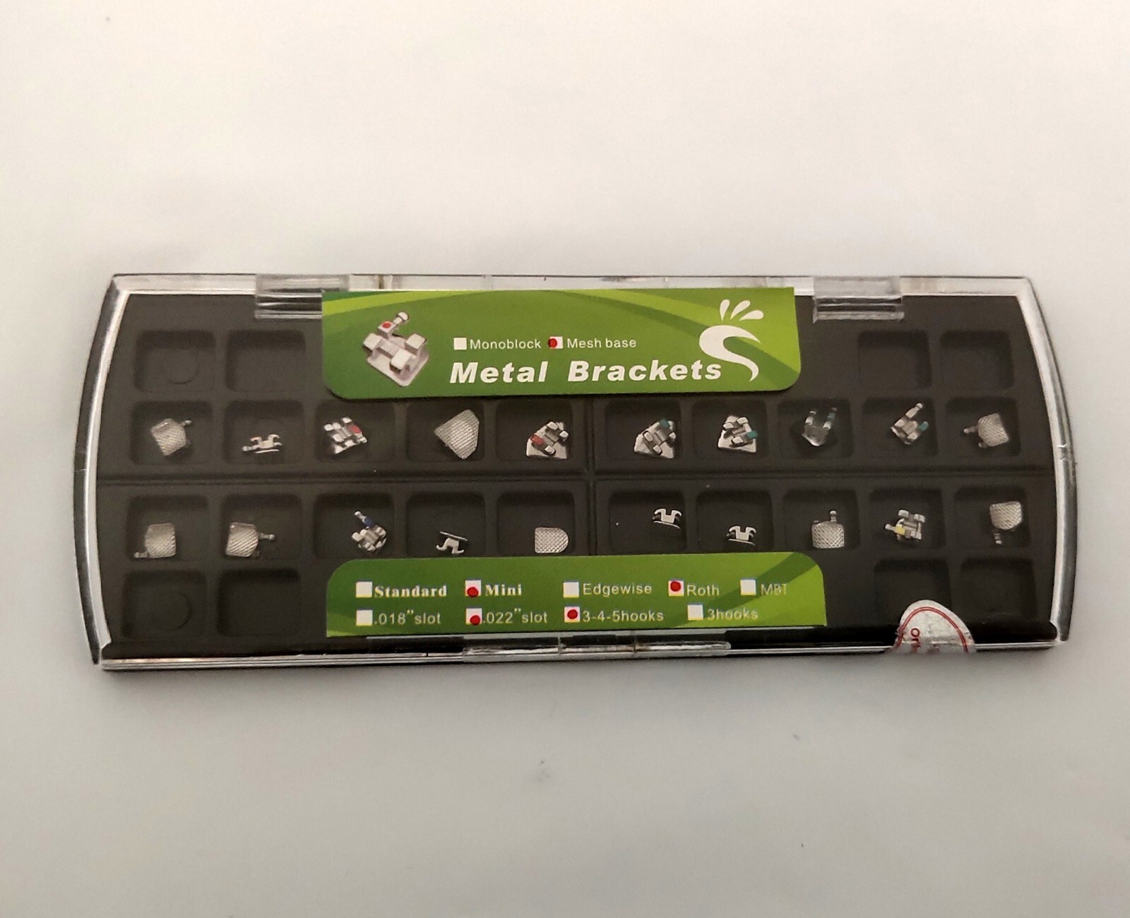 Dental Orthodontic Metal Braces Cartoon Brackets Mini Roth 022 345 hooks 5 Size