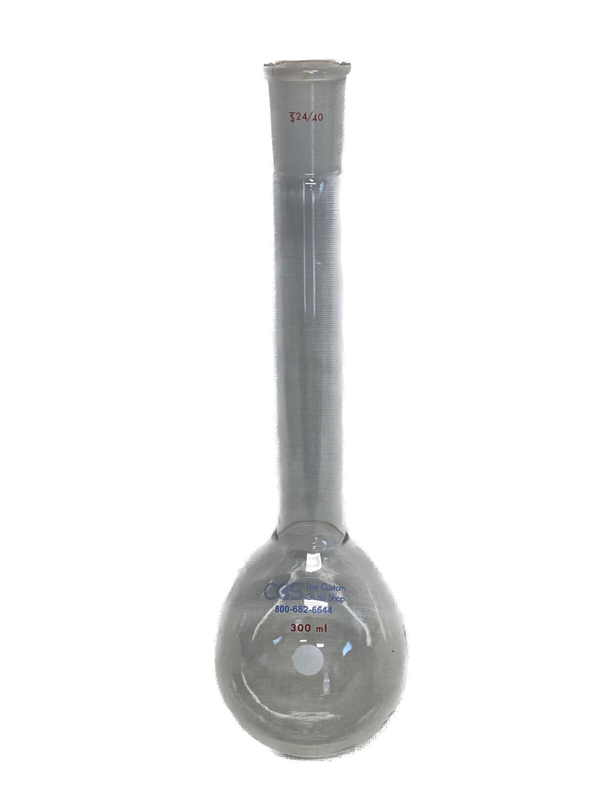 CGS WILMAD LABGLASS Glass 300mL Kjeldahl Distillation Flask 24/40 LG-7920-102