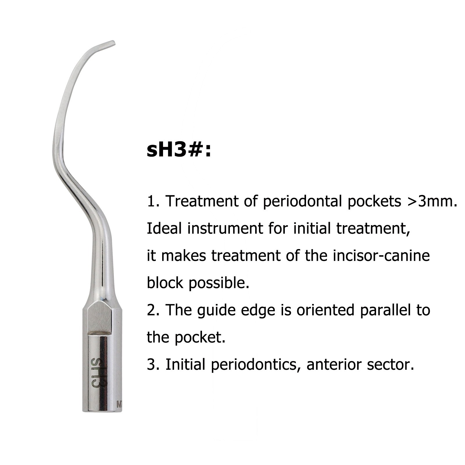 Satelec Acteon H3 Ultrasonic Piezo Scaler Tips Dental Perio Tips Holder Wrench