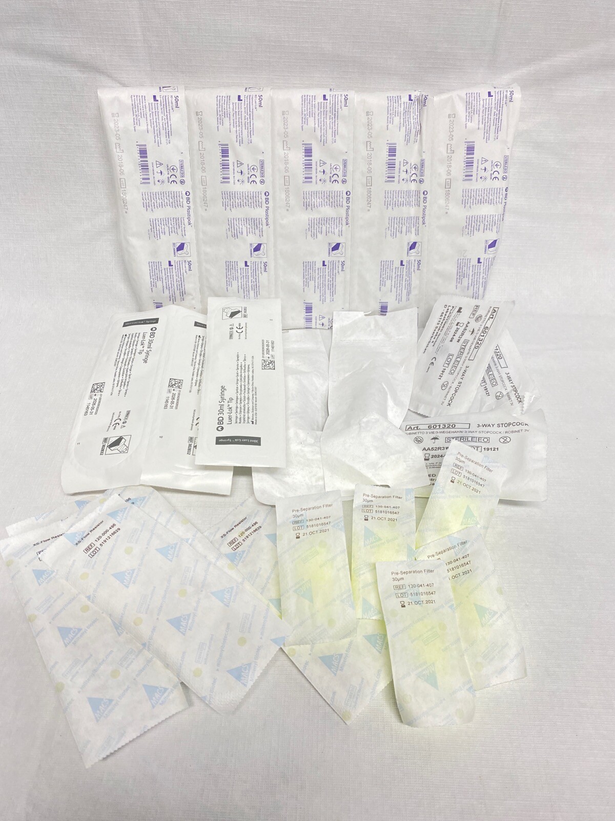 MILTENYI BIOTEC MACS XS Column Flow Resistor 3-Way Stopcock Syringe Pre-S Filter