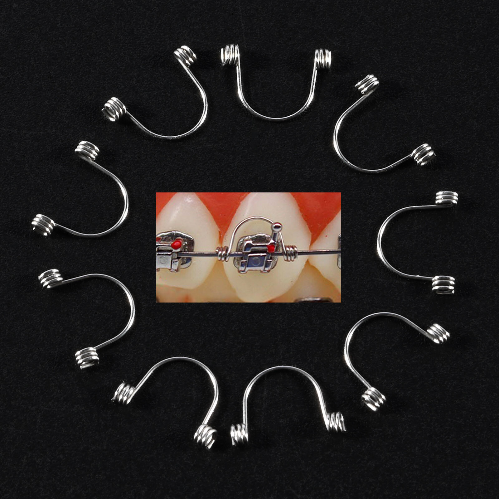 Dental Orthodontic Anterior teeth torque spring Fit Square Rectangular Arch Wire
