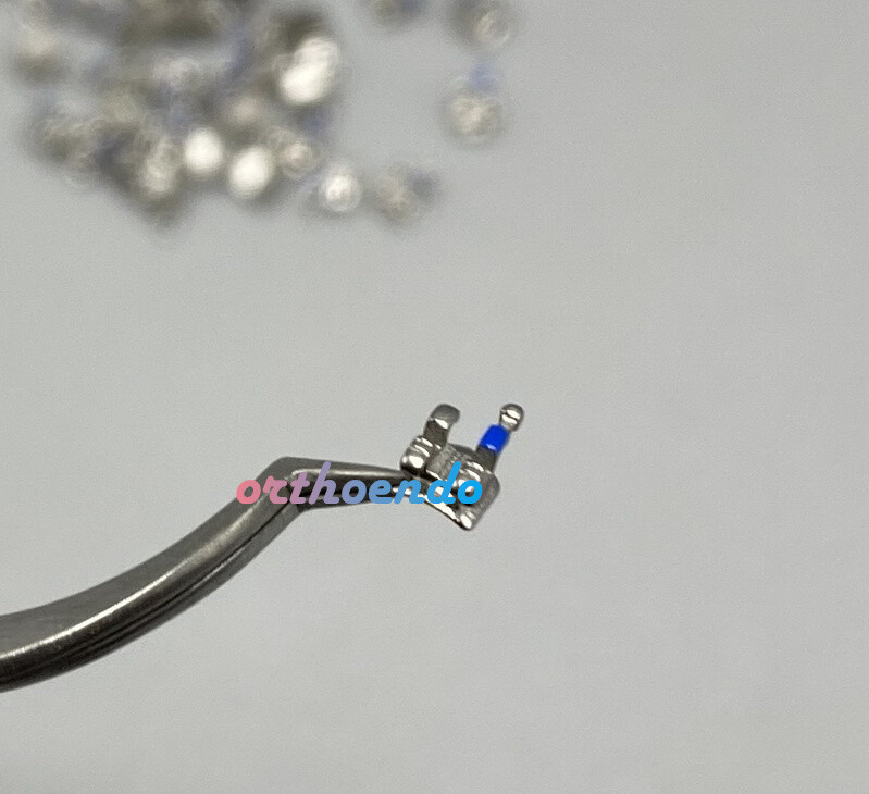 20Pcs=1 Set Dental Orthodontic Brackets Braces Metal Mini Roth/MBT 022 345 Hooks