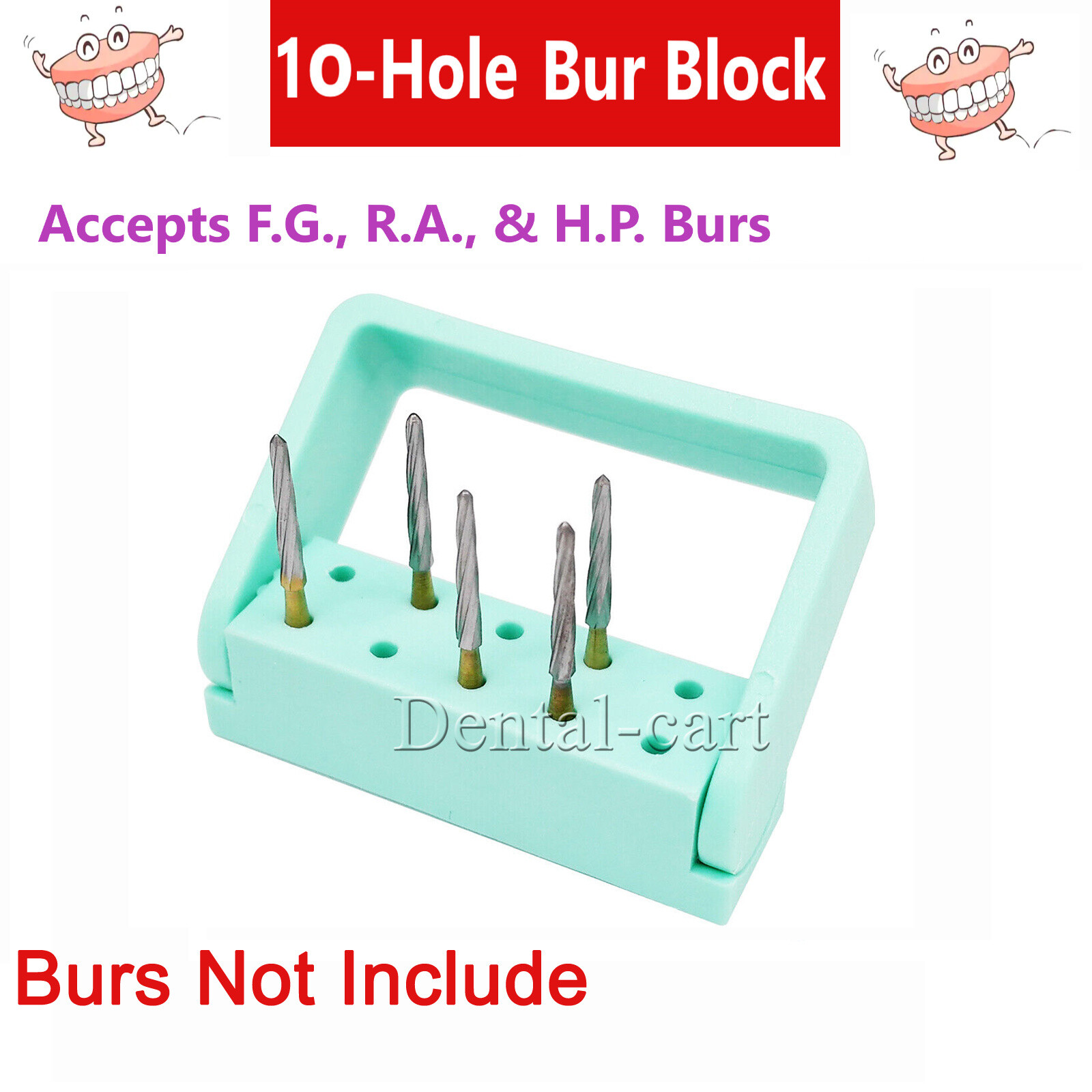 Dental Burs Holder high speed diamond bur Block Holders Autoclavable